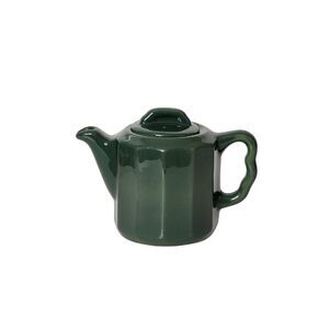 Vintage Syracuse China Restaurant Ware Green Individual Single Serve Teapot